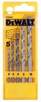 DT6952-QZ - Masonry Drill Bit Set, 5 Piece