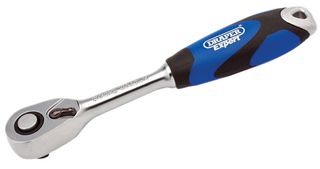 26502 - 1/4" Square Drive 72 Tooth Soft Grip Reversible Socket Ratchet Handle