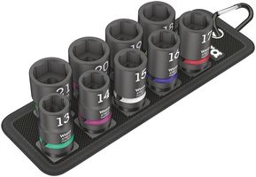 05004580001 - 1/2" Impaktor Impact Socket Set, 9 Piece - Belt C Impaktor 1