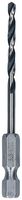 2608577521 - 3.3mm x 75mm HSS Twist PointTeQ Drill Bit with Hex Shank