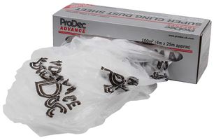 ADPY008 - 4m x 25m (13ft x 82ft) 100sqm Super Cling Polythene Dust Sheet Roll