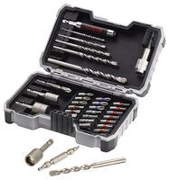 2607017326 - Extra Hard Concrete Drill & Screwdriver Bit Set, 35 Piece