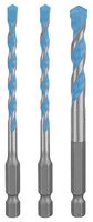 2608900584 - Expert Hex-9 Multi-Material Masonry, Wood, Metal & Plastic Drill Bit Set, 3 Piece