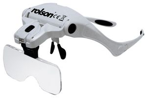 60389 - LED Headband Magnifying Glasses Visor