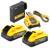 DCB094H2-GB - 18V XR 2x 5Ah Powerstack Batteries USB-C Power Delivery Portable Power Tool Battery Charging Kit