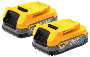 DCBP034E2-XJ - 18V XR 1.7Ah Li-Ion Powerstack Power Tool Batteries Twin Pack