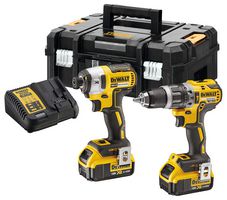 DCK266M2T-GB - 18V XR 2x 4Ah Li-Ion Cordless Brushless Combi Drill & Impact Driver Twin Kit