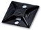 ABM2S-A-C0 - 4-way Adhesive Backed Cable Tie Mount Black 100 Pack