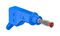66.9328-23 - 4mm Plug, Shrouded, Blue
