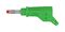 66.9328-25 - 4mm Plug, Shrouded, Green