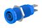 66.9131-23 - 4mm Socket, Shrouded, Blue
