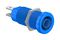 66.9131-23 - 4mm Socket, Shrouded, Blue