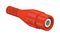 67.9760-22 - 50 ohm BNC Crimp Socket with Red Touch Protected Body, 1A/1000V  - RG58/U Cable