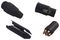 NC4FXX-B - XLR Socket, 4 Pole, Black