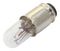 334 - 28V T1 3/4 Midget Groove Lamp, (S5.7s) 6mm 4.5lm