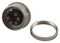 SFV 50/6 - 5-Pole DIN Panel Plug, Front Mounting, 270 degrees