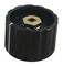 021-5520 - Knob, Glossy Black - 28mm, 1/4 inch Dia.