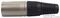 PSG01314 - 4 Pole XLR Plug with Black Coloured Strain Relief