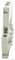 281-611 - 2 Conduct Fuse Terminal Block, 35mm DIN Rail, Cage Clamp, 28AWG to 12AWG,