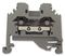 281-101 - 2 Conductor Through Terminal Block, Cage Clamp, 28AWG to 12AWG, 32A, 800V