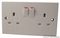 PELB1540 - 13A Switched Socket 2 Gang Double Pole