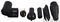 NC5MRX-B - XLR Plug, 5 Pole, 90 Degree