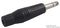 ACPS-GB - 6.35mm Jack Plug, 3 Pole, Black