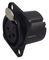 NC3FD-LX-B - 3-Pole XLR Socket, Panel Mounted, Gold Plated Contacts
