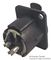 NC3FD-LX-BAG - XLR Socket, 3 Pole, Chassis, Black