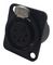 NC5FD-LX-BAG - XLR Socket, 5 Pole, Chassis, Black