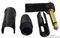 NP2RX-B - 6.35mm Jack Plug, Mono, 90 Degree, Black