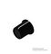 CP-LB16-5-6D - 16mm Instrument Knob, Black with Red Top, 6mm Round Shaft