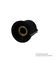 CP-LB21-1-6D - 21mm Instrument Knob, Black with Red Top, 6mm Round Shaft