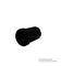 CP-AA15-180D/B6 - Knob, 15mm, Black, 6mm Dia Shaft