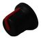 CR-BA-1C6-180D - Knob, 15.7mm, 'D', Black, Red Line