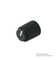 CP-AE14-6-S(6.4)H - 13.8mm Instrument Knob, Black Aluminium, 6.4mm Round Shaft