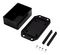 BIM2000/IP-BLK - IP54 Black ABS Enclosure with Flanged Lid - 95x52x28mm