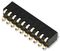 MCEPM-10 - DIP / SIP Switch, SMD Piano Key, SPST-NO, 24V, 10 Way