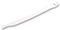 TEXTIE M WHITE - Hook & Loop Cable Ties White 12.5 x 200mm - 10 Pack