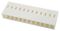 09-50-8123 - 12 Way Crimp Terminal Connector Socket Receptacle House, Friction Ramp, 3.96mm Pitch