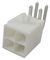 39-30-0040 - Mini-Fit Jr. Header, 2 Row, Right Angle, with Snap-in Plastic Peg PCB Lock, 4 Way