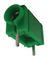 24.243.4 - 4mm Socket, PCB Mount, Green, 24A