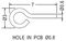 TEST-12 - One Pin PCB Test Terminal, 0.8mm PCB Hole, 100 Pack