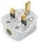 PELB1656 - UK Mains Plug with 13A Fuse, White (Box of 20)