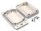 1555CF22GY - IP67 ABS Enclosure with Flanged Lid - 120x66x42mm