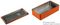 1590BOR - IP54 Orange Stomp Box Aluminium Instrument Enclosure - 112x60x31mm
