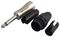 NP2XL - 2 Pole 1/4'' Professional Phone Plug for Large Cables (6.35mm Mono Jack Plug)