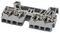 870-831 - 4 Conductor Through Terminal Block, Cage Clamp, 28AWG to 12AWG, 500V, 24A