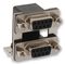 178-009-513R571 - Right Angle Stacked Dual Ports D-Sub Socket Connector, PCB Mount, 9 Way