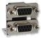 189-025-513R571 - Right Angle Stacked Dual Ports D-Sub Socket Connector, PCB Mount, 25 Way